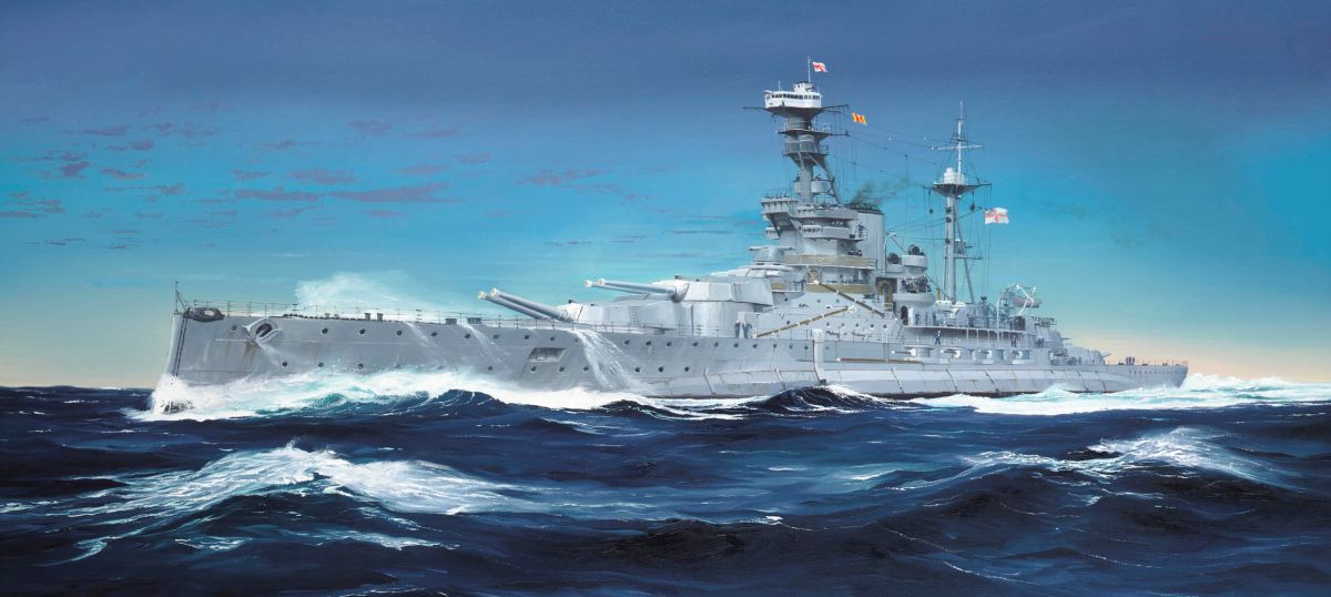 TRU 1/350 HMS Royal Oak British Battleship
