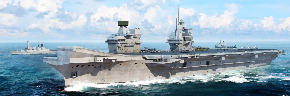TRU 1/700 HMS Queen Elizabeth Aircraft Carrier