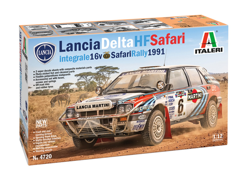 Italeri 1/12 Lancia Delta HF Safari
