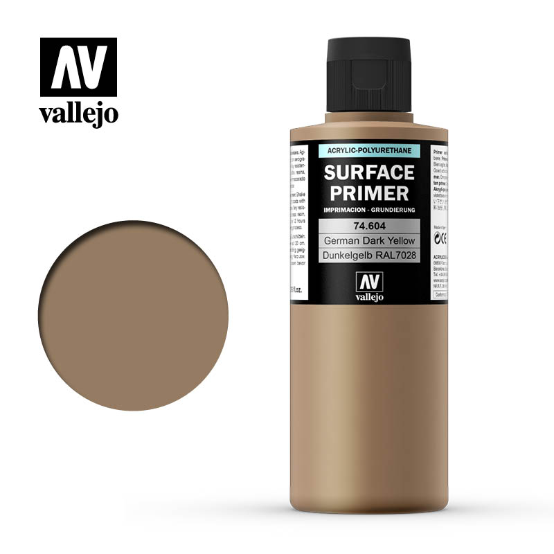 Acrylic-Urethane German Dark Yellow Primer 200ml