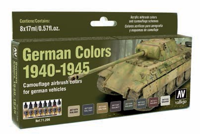 German Vehicle Camouflage Colors 1940-1945 Model Air