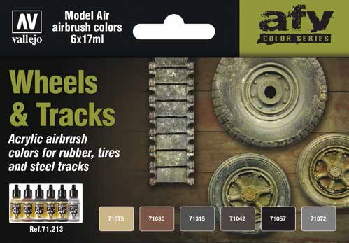 Wheels & Tracks Model Air Paint Set